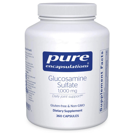 Pure Encapsulations Glucosamine Sulfate 1,000 mg | Joint Support, Cartilage Health & Connective Tissue | 360 Capsules BritishVita | Premium UK Vitamins & Wellness Supplements
