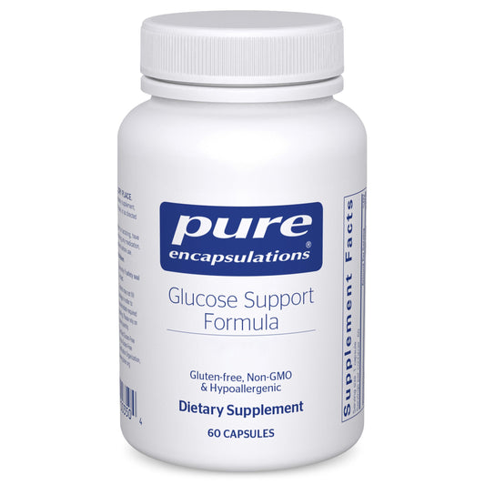 Pure Encapsulations Glucose Support Formula | Hypoallergenic Supplement Supports Healthy Pancreas Function and Carbohydrate Metabolism | 60 Capsules
