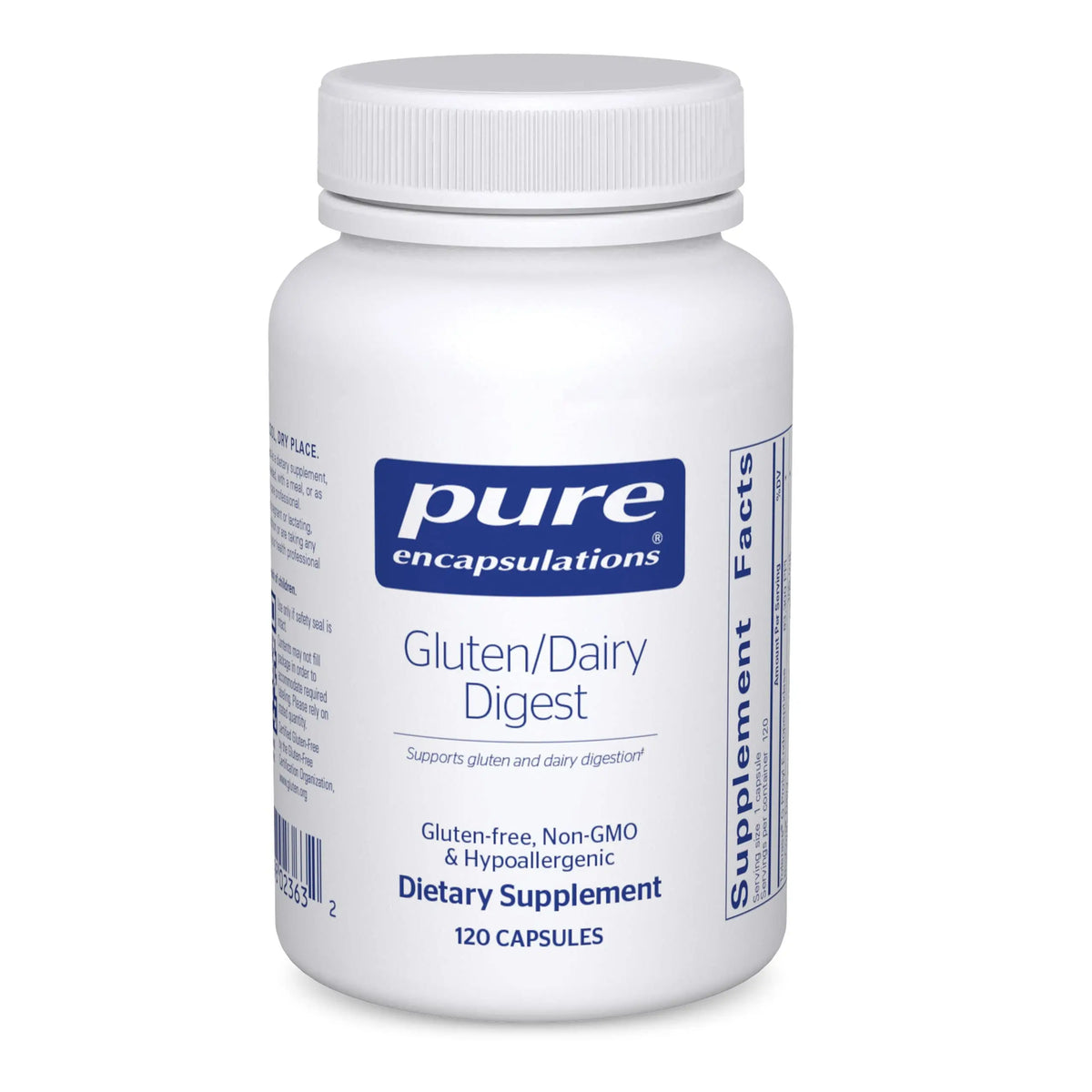 Pure Encapsulations Gluten/Dairy Digest | Enzyme Blend for Gluten & Dairy Digestion | 120 Capsules BritishVita | Premium UK Vitamins & Wellness Supplements