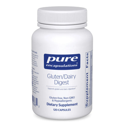 Pure Encapsulations Gluten/Dairy Digest | Enzyme Blend for Gluten & Dairy Digestion | 120 Capsules BritishVita | Premium UK Vitamins & Wellness Supplements