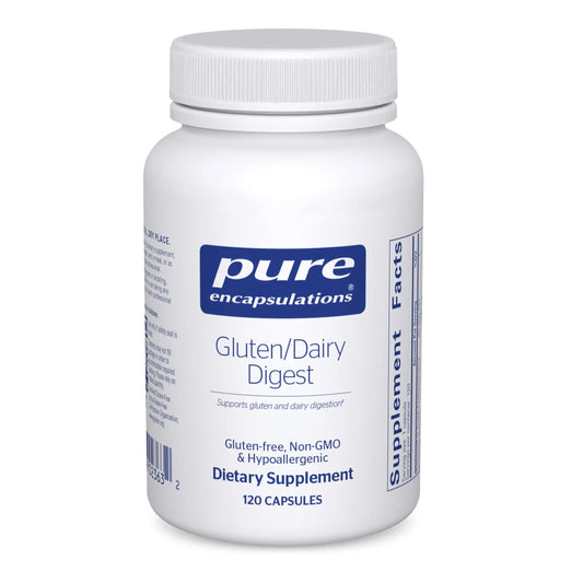 Pure Encapsulations Gluten/Dairy Digest | Enzyme Blend for Gluten & Dairy Digestion | 120 Capsules BritishVita | Premium UK Vitamins & Wellness Supplements