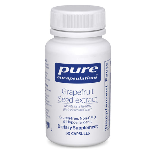 Pure Encapsulations Grapefruit Seed Extract: GI Health & Microbiota Support | 60 Capsules BritishVita | Premium UK Vitamins & Wellness Supplements