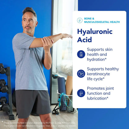 Pure Encapsulations Hyaluronic Acid - Skin Hydration & Joint Health | Gluten Free, Vegan & Non-GMO | 60 Capsules BritishVita | Premium UK Vitamins & Wellness Supplements