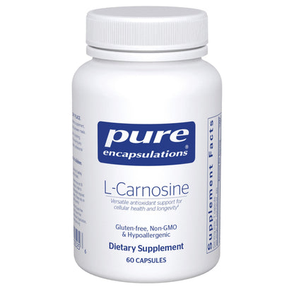 Pure Encapsulations L-Carnosine | Amino Acid Support for Joints, Brain & Heart Health | 60 Capsules