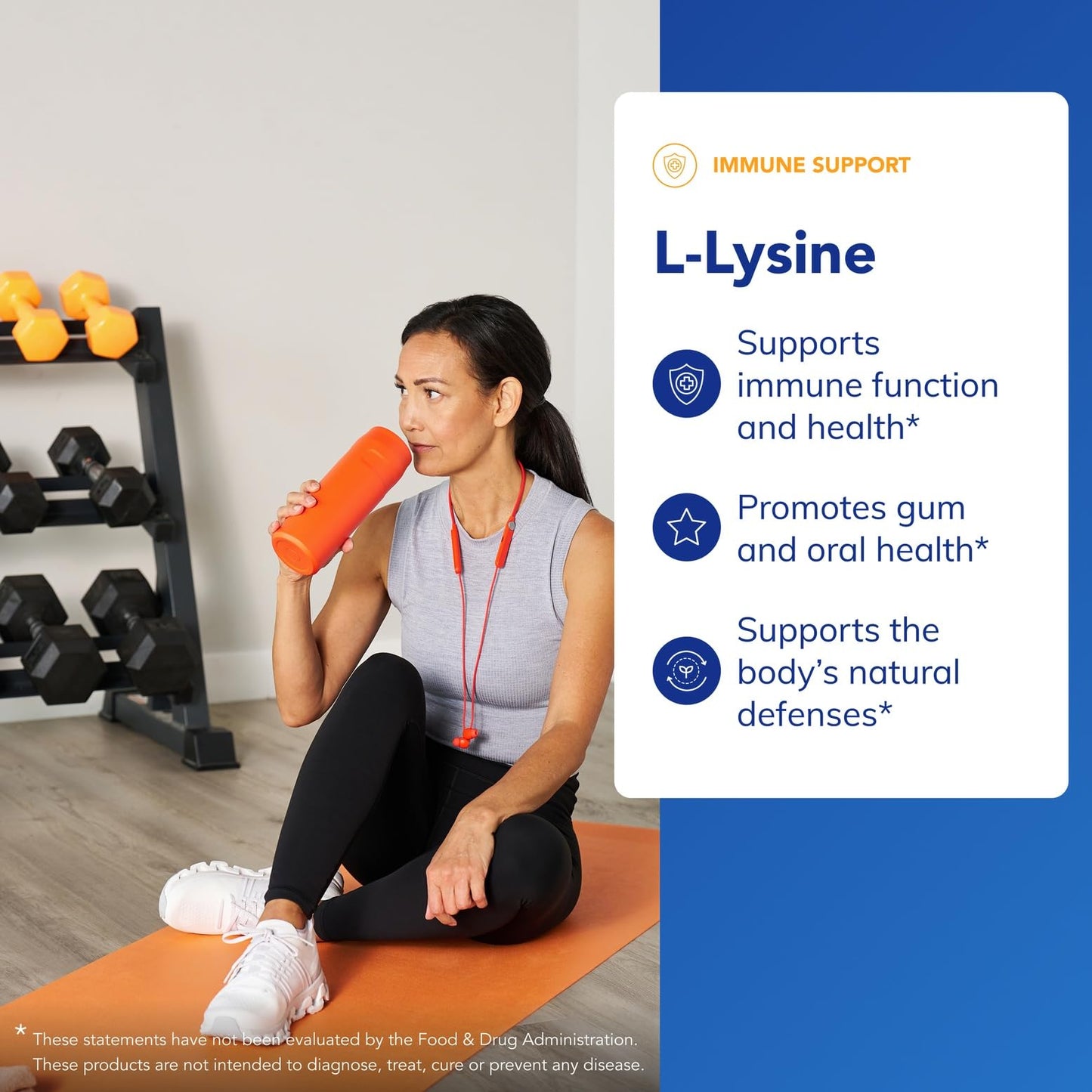 Pure Encapsulations L-Lysine - Essential Amino Acid for Immune Support & Gum/Lip Health* | 90 Capsules