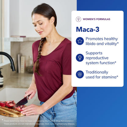 Pure Encapsulations Maca-3 | Hypoallergenic Supplement Promotes Healthy Libido and Reproductive System Function | 120 Capsules
