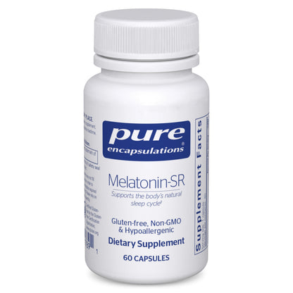 Pure Encapsulations Melatonin-SR Extended Release | Gluten Free & Vegan | 60 Capsules