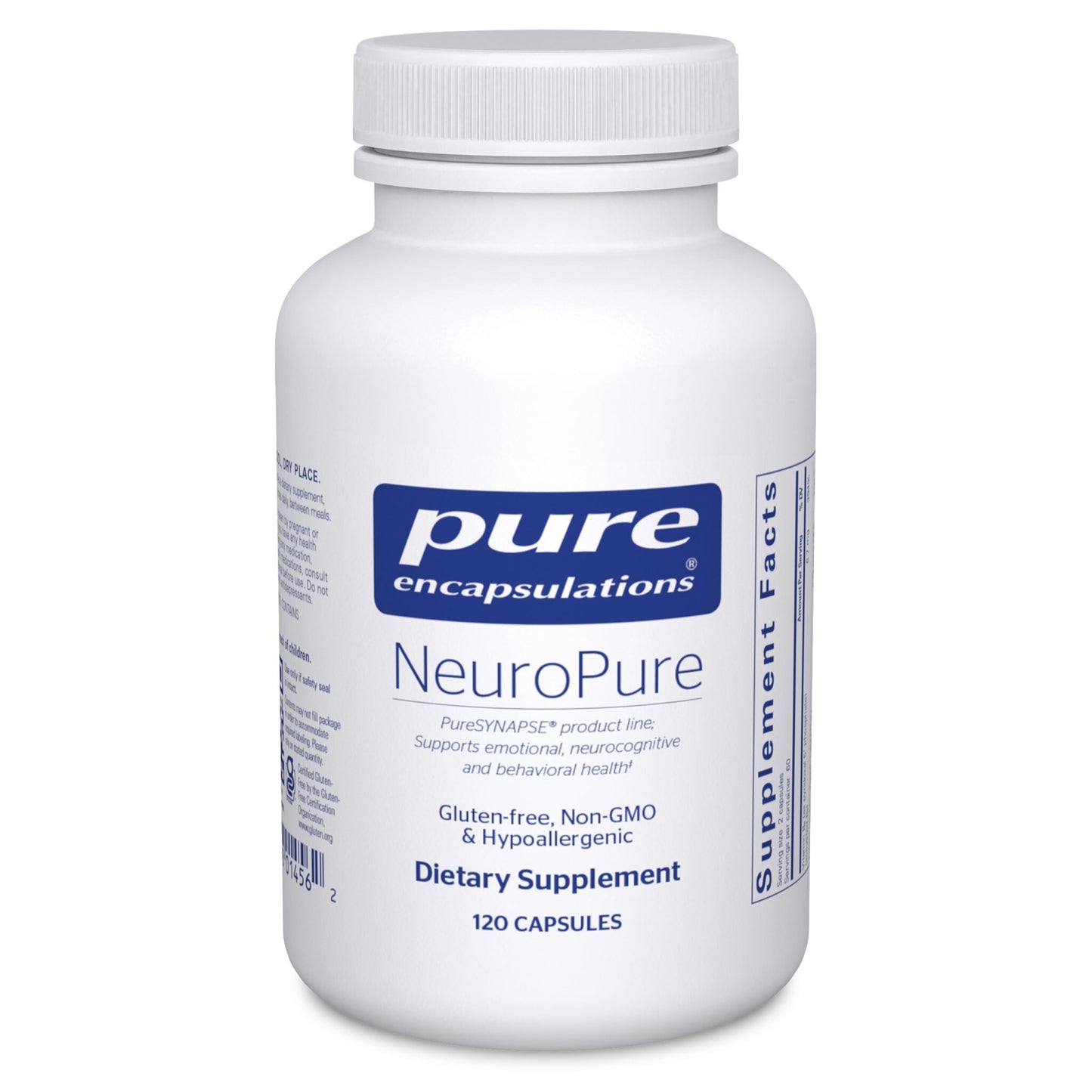 Pure Encapsulations NeuroPure | Hypoallergenic Calm & Stress Support | 120 Capsules