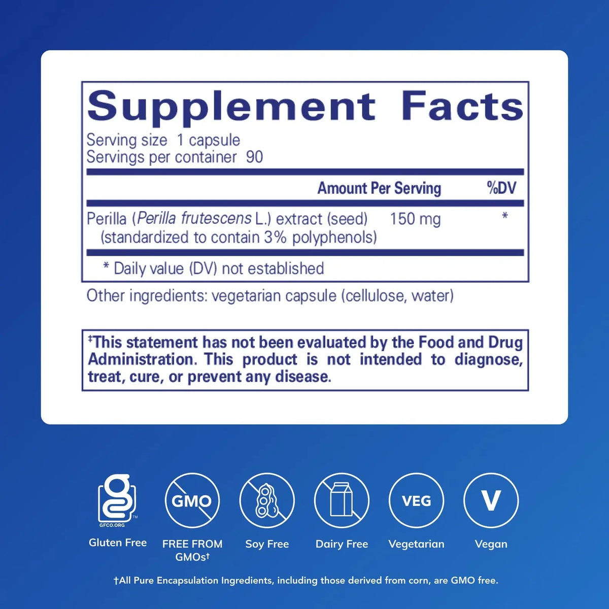 Pure Encapsulations Perilla Extract | Support for Mucosal Health & Immune Balance | 90 Capsules BritishVita | Premium UK Vitamins & Wellness Supplements