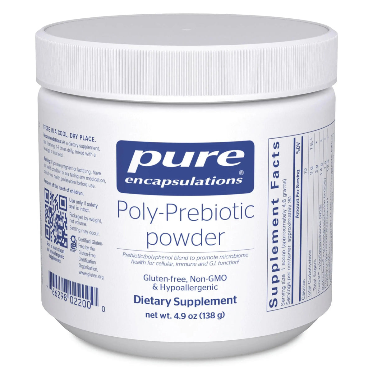 Pure Encapsulations Poly-Prebiotic Powder | Targets Akkermansia Muciniphila to Support GI Barrier Function | 4.9 Ounces BritishVita | Premium UK Vitamins & Wellness Supplements
