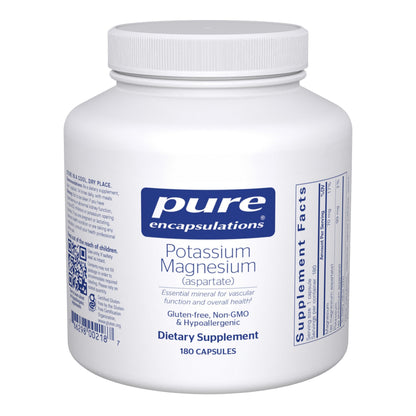 Pure Encapsulations Potassium Magnesium (Aspartate) | Heart, Muscle & Nerve Health | 180 Capsules