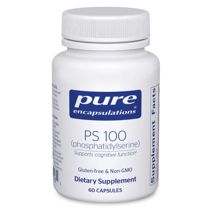 Pure Encapsulations PS 100 | Phosphatidylserine for Brain & Memory Support | 60 Capsules BritishVita | Premium UK Vitamins & Wellness Supplements
