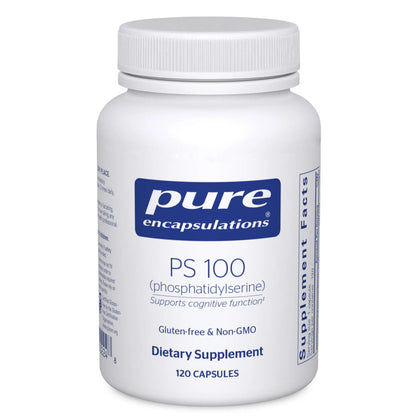 Pure Encapsulations PS 100 | Phosphatidylserine Brain Support Supplement | 120 Capsules BritishVita | Premium UK Vitamins & Wellness Supplements