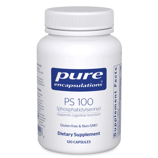 Pure Encapsulations PS 100 | Phosphatidylserine Brain Support Supplement | 120 Capsules BritishVita | Premium UK Vitamins & Wellness Supplements