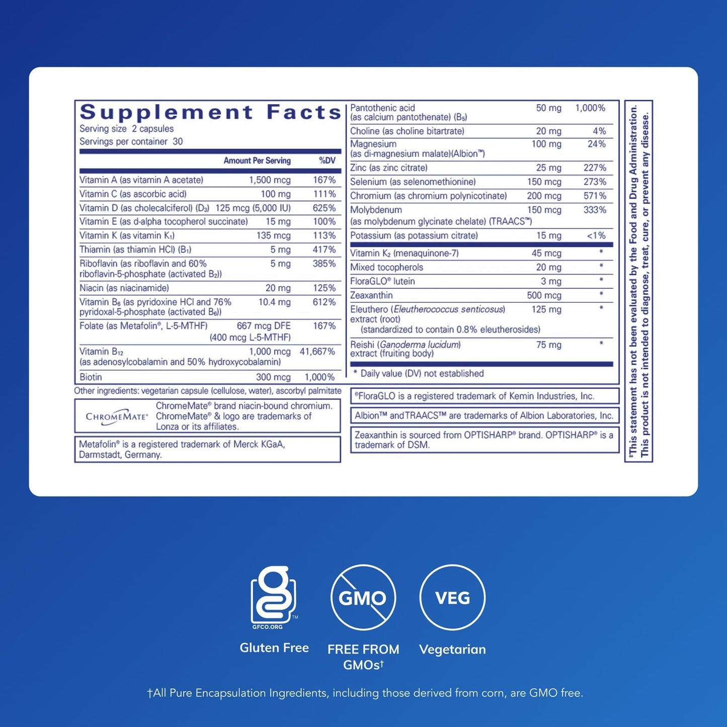 Pure Encapsulations PureResponse Multivitamin | Immune Balance & Response | 60 Capsules