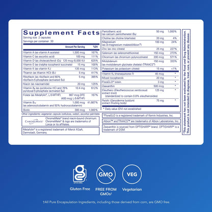 Pure Encapsulations PureResponse Multivitamin | Immune Balance & Response | 60 Capsules