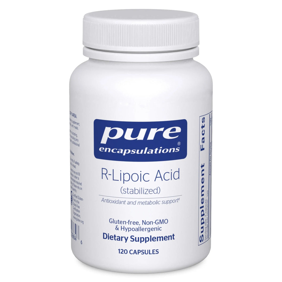 Pure Encapsulations R-Lipoic Acid (Stabilized) – Hypoallergenic Antioxidant & Metabolic Support | 120 Capsules BritishVita | Premium UK Vitamins & Wellness Supplements