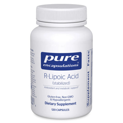 Pure Encapsulations R-Lipoic Acid (Stabilized) – Hypoallergenic Antioxidant & Metabolic Support | 120 Capsules BritishVita | Premium UK Vitamins & Wellness Supplements