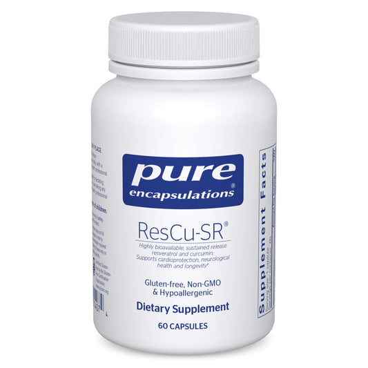 ResCu-SR by Pure Encapsulations – Hypoallergenic Longevity, Cardio & Neurological Support | 60 Capsules BritishVita | Premium UK Vitamins & Wellness Supplements