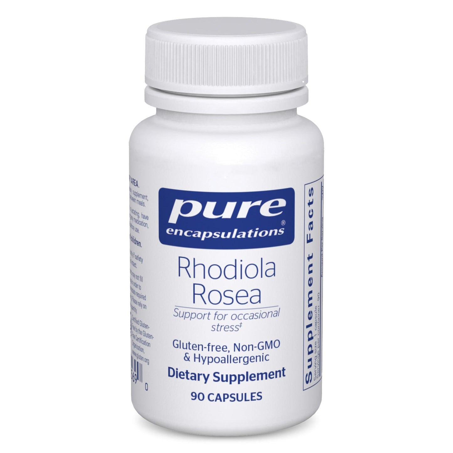 Pure Encapsulations Rhodiola Rosea - Stress & Fatigue Support (90 Capsules) - Gluten Free & Vegan