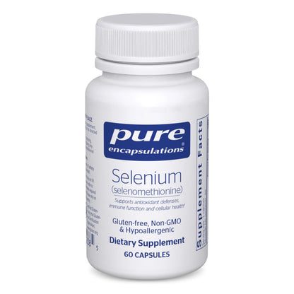 Pure Encapsulations Selenium – 200 mcg – Immune Support & Antioxidant Defense – 60 Capsules