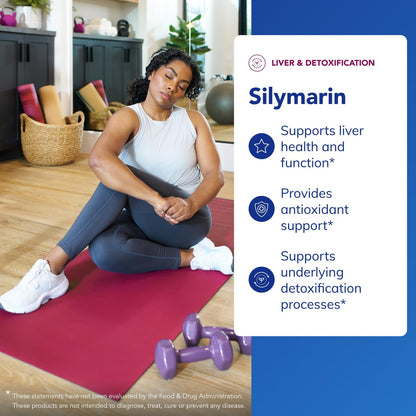 Pure Encapsulations Silymarin 250 mg Milk Thistle – Liver Support – Vegan & Non-GMO – 60 Capsules