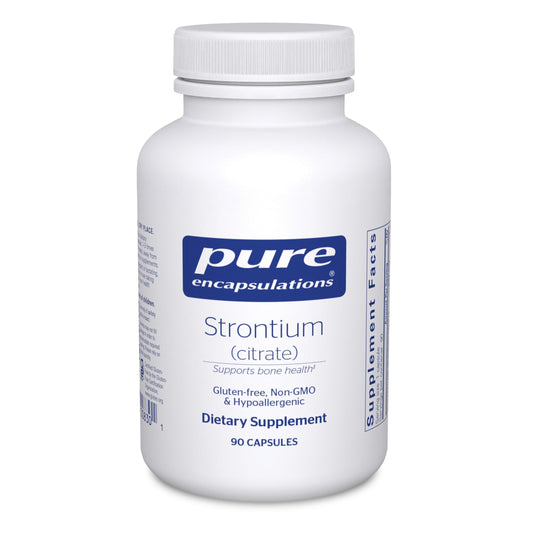 Pure Encapsulations Strontium (Citrate) | Hypoallergenic Dietary Supplement to Support Healthy Bones* | 90 Capsules BritishVita | Premium UK Vitamins & Wellness Supplements