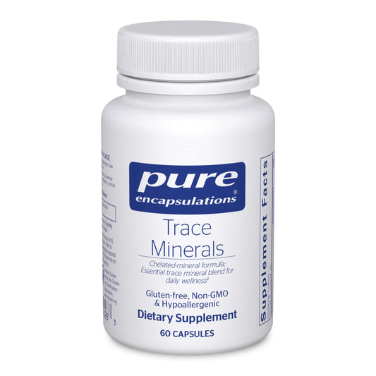 Pure Encapsulations Trace Minerals – Multimineral Supplement (60 Capsules) – Gluten Free & Vegan BritishVita | Premium UK Vitamins & Wellness Supplements