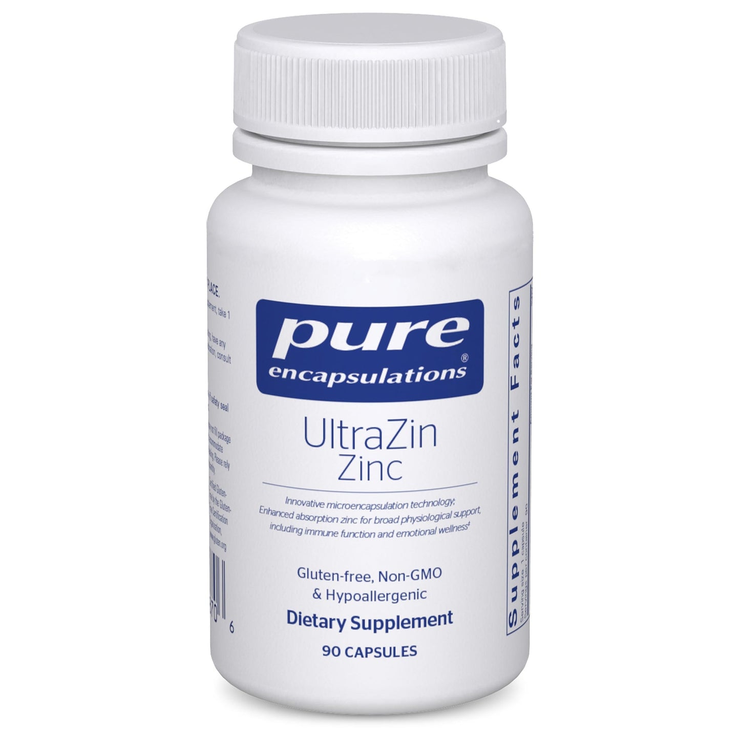 Pure Encapsulations UltraZin Zinc – Enhanced Absorption Mineral Support | 90 Capsules