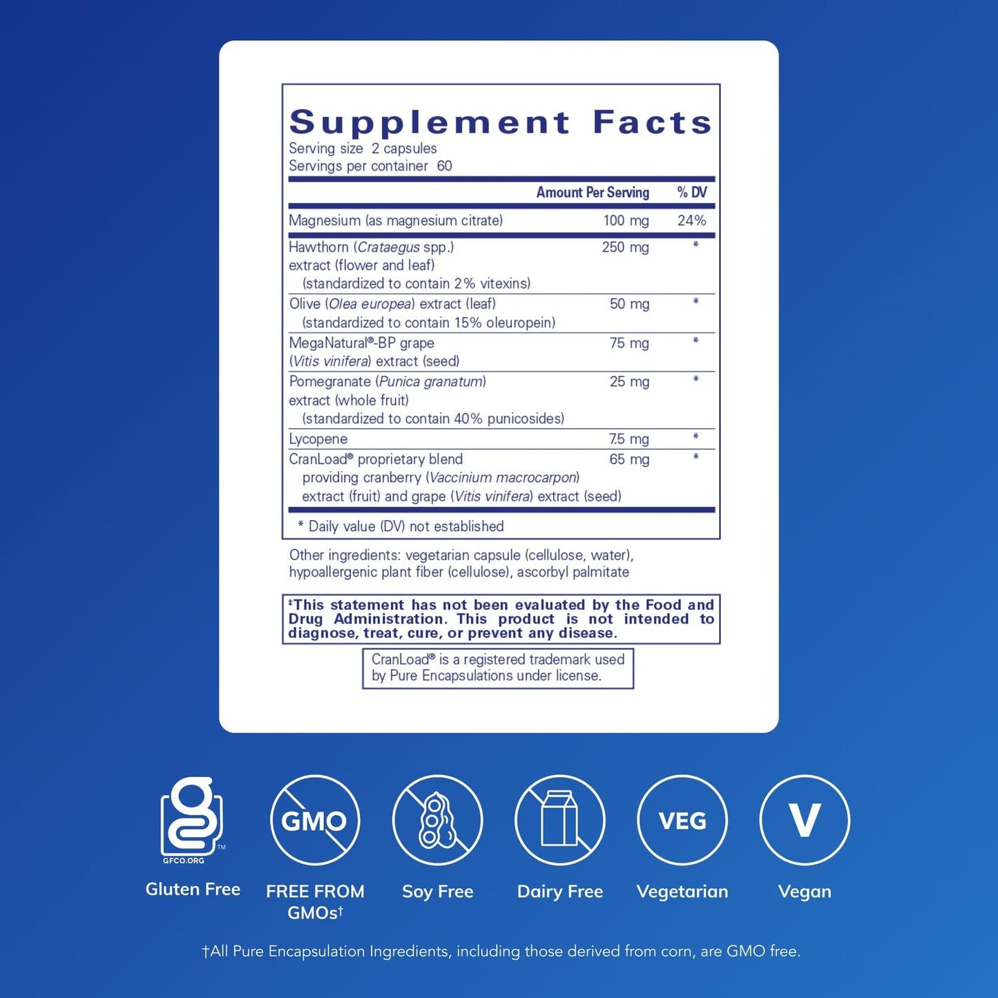 Pure Encapsulations Vascular Relax – Hypoallergenic Circulatory Support | 120 Capsules