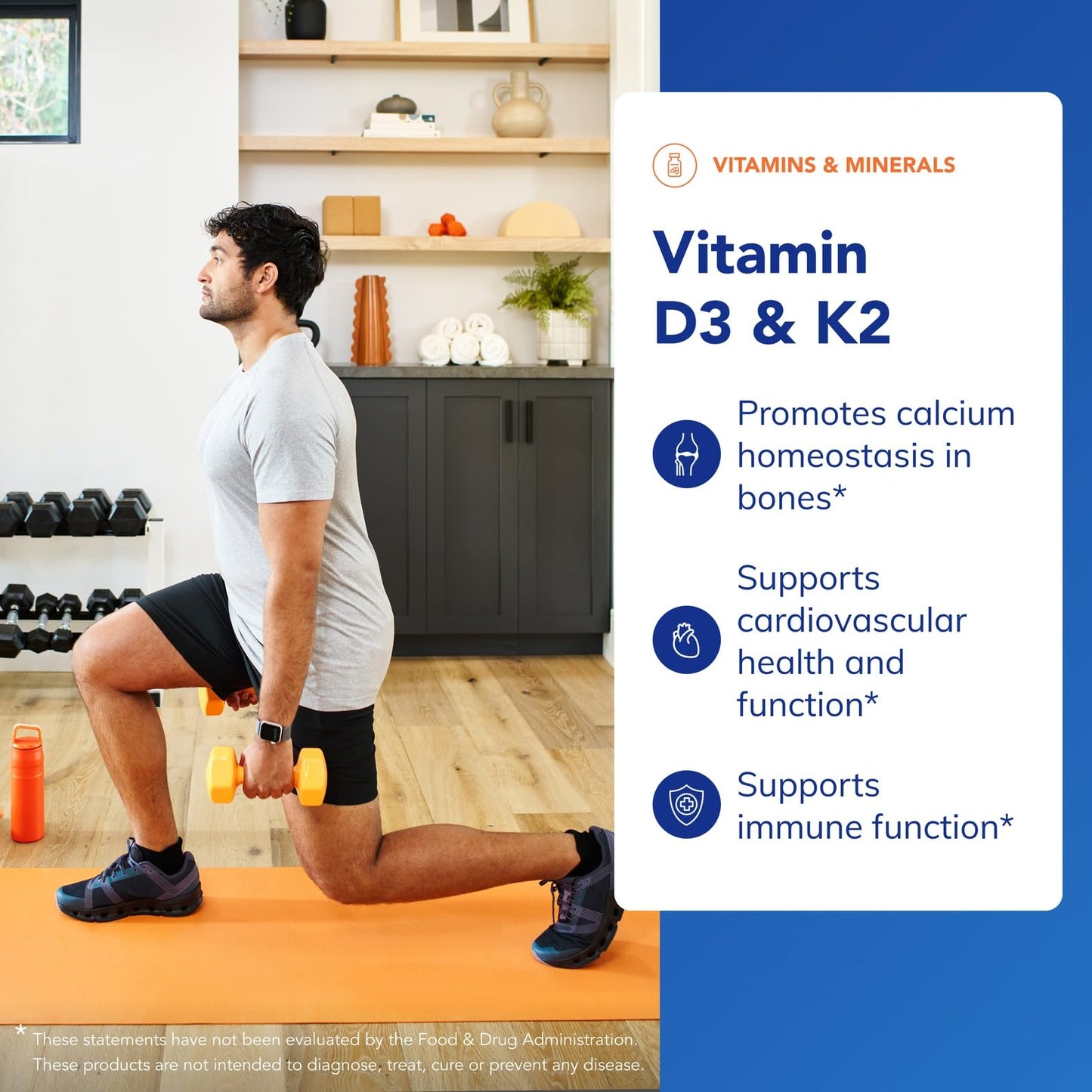 Pure Encapsulations Vitamin D3 & K2 – Bone & Vascular Health (60 Caps)