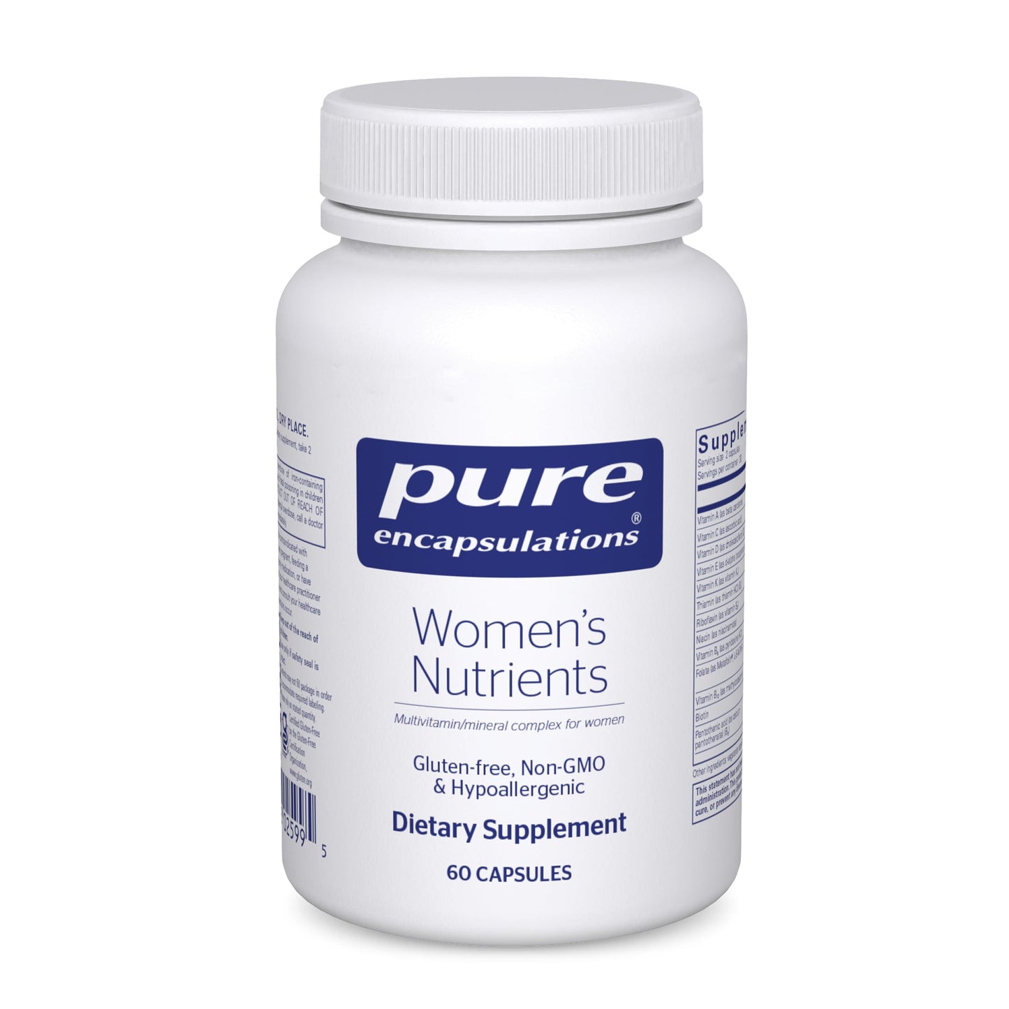 Pure Encapsulations Women’s Nutrients – Multivitamin & Mineral Complex for Women (60 Capsules)