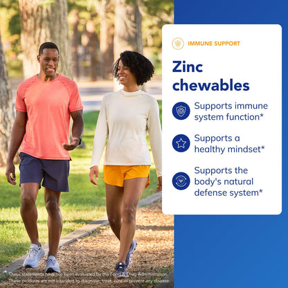 Pure Encapsulations Zinc Chewables | Immune Support, Growth & Wound Healing | 100 Orange Tablets