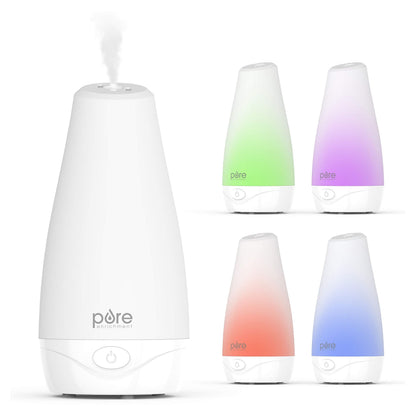 Pure Enrichment PureSpa Essential Oil Diffuser – Compact Ultrasonic, 100ml, 7 Hours Auto Shut-Off