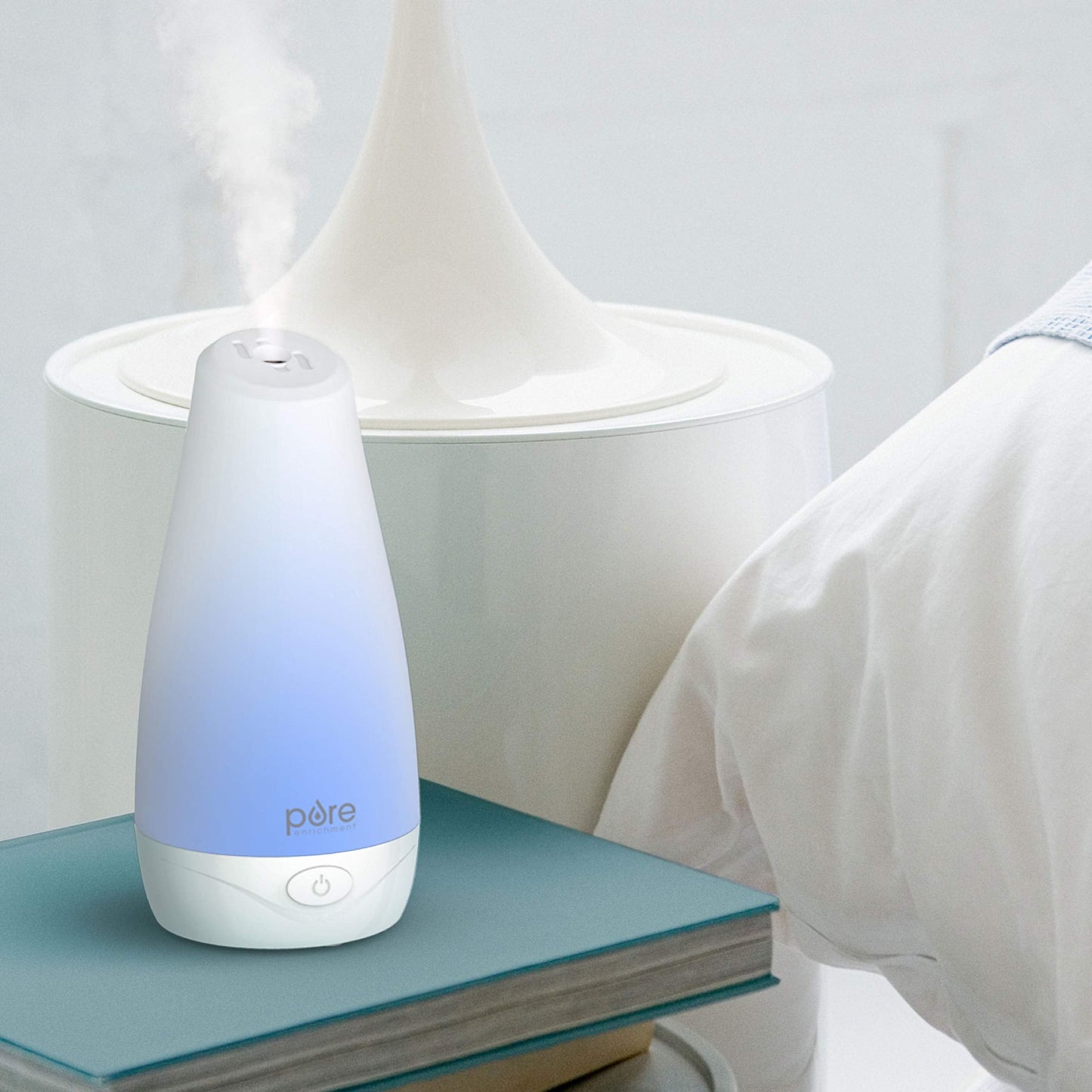 Pure Enrichment PureSpa Essential Oil Diffuser – Compact Ultrasonic, 100ml, 7 Hours Auto Shut-Off
