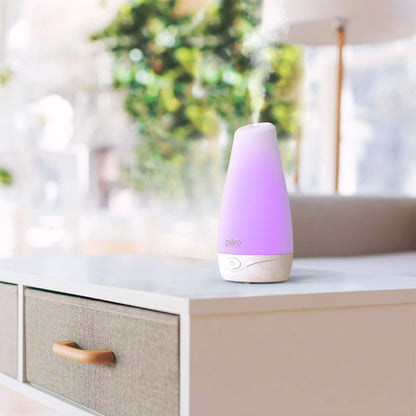 Pure Enrichment PureSpa Essential Oil Diffuser – Compact Ultrasonic, 100ml, 7 Hours Auto Shut-Off