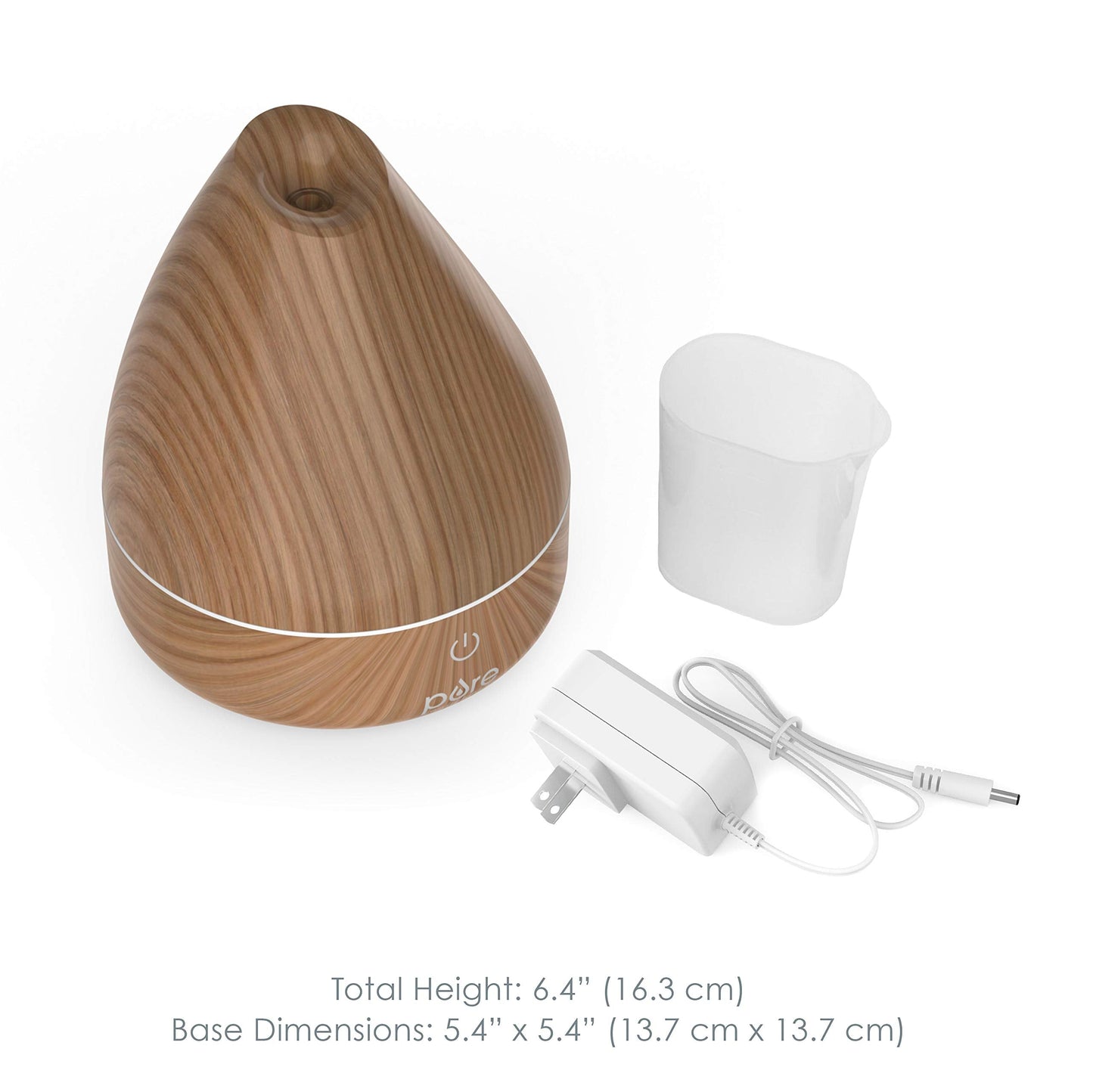 Pure Enrichment PureSpa Natural Aromatherapy Diffuser - Ultrasonic, 200ml, Auto Shut-Off