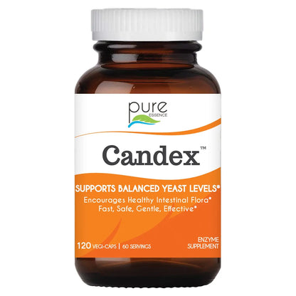 Pure Essence Candex Supplement – Digestive Enzymes for Yeast Balance, 120 Capsules BritishVita | Premium UK Vitamins & Wellness Supplements