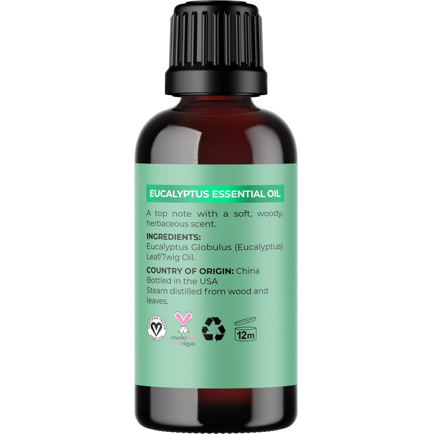 Pure Eucalyptus Essential Oil for Diffusers | Undiluted Eucalyptus Aromatherapy