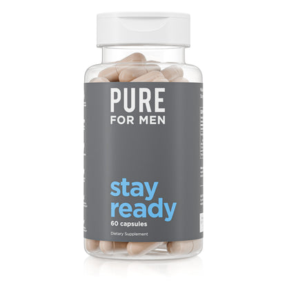 Pure for Men Stay Ready Fiber – Digestive Regularity (60 Vegan Capsules)