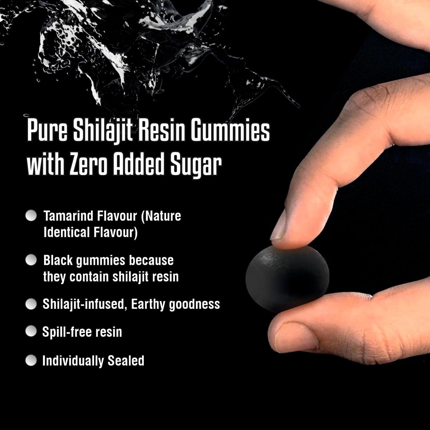 Pure Himalayan Shilajit Gummies – 75%+ Fulvic Acid, Gold-Grade | Energy & Immunity