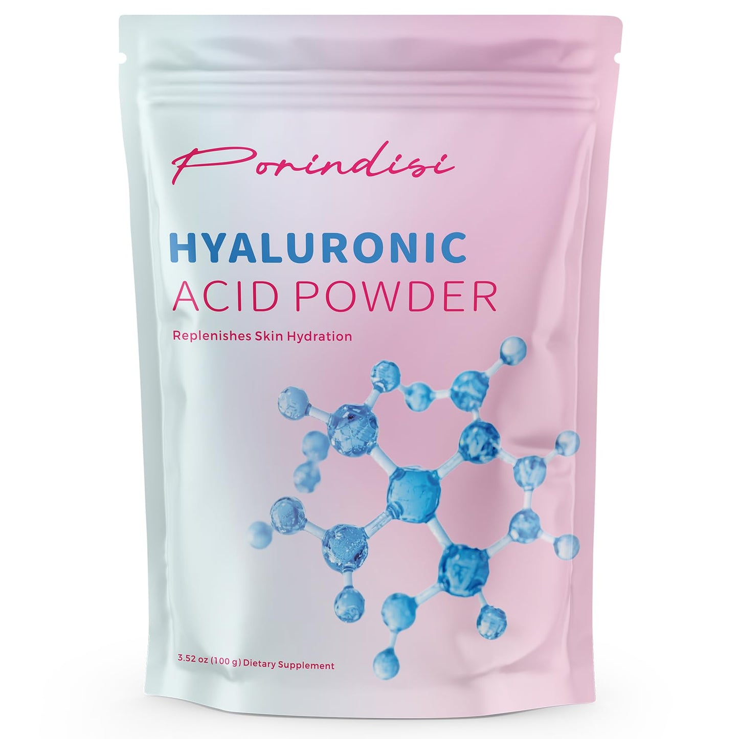 Pure Hyaluronic Acid Powder for Skin & Face | Organic, Low & High Molecular Weight, Sodium Hyaluronate, Food Grade