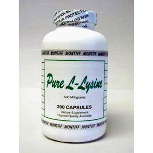 Pure L Lysine 500 mg - 200 Caps | L-Lysine Supplement BritishVita | Premium UK Vitamins & Wellness Supplements