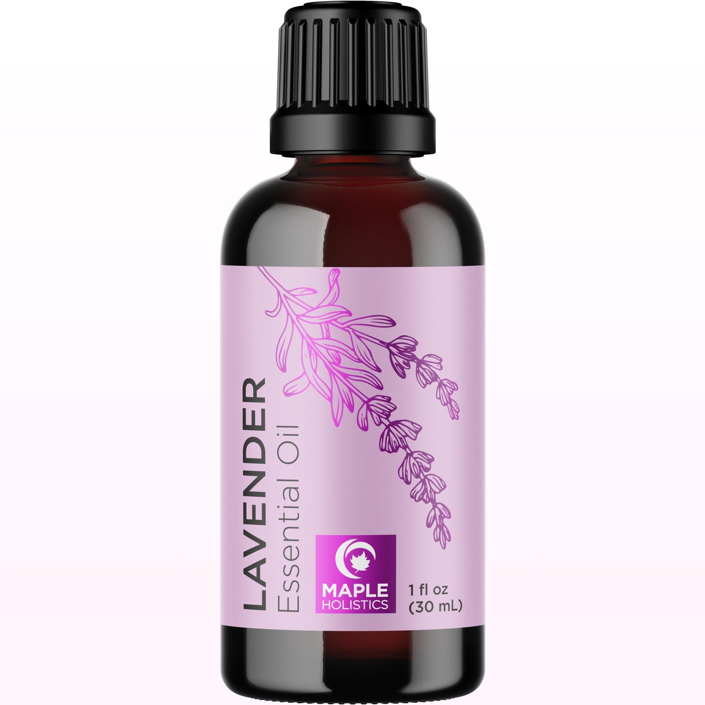 Pure Lavender Essential Oil – Hair, Skin & Nails | 1 Fl Oz Glass Bottle