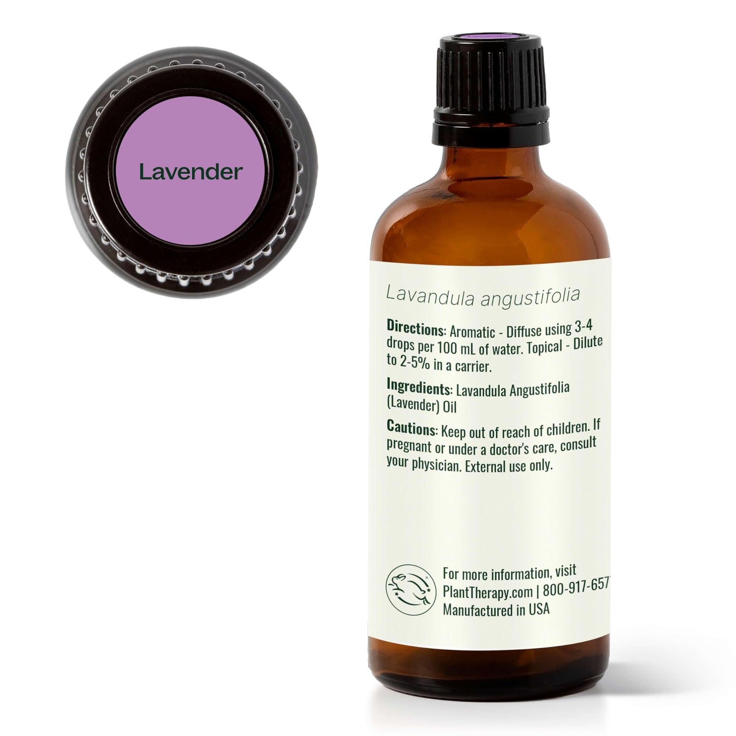 Plant Therapy Lavender Essential Oil - 100% Pure, Undiluted, Therapeutic Grade, 100 mL