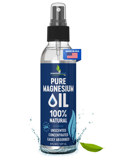 Pure Magnesium Oil Spray 8oz – Sleep Support, Made in USA
