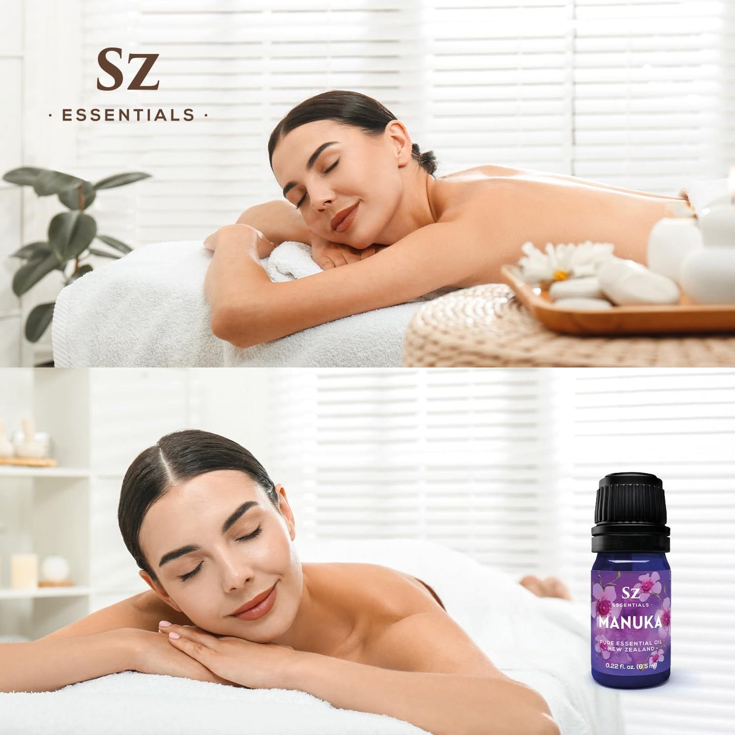 Sz Essentials Manuka Essential Oil – 100% Pure & Natural, New Zealand, 0.17 fl oz (5ml)