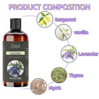 Pure Natural Aromatherapy Essential Oil with Dropper – For Diffusers
