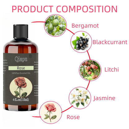 Pure Natural Aromatherapy Essential Oil with Dropper – For Diffusers