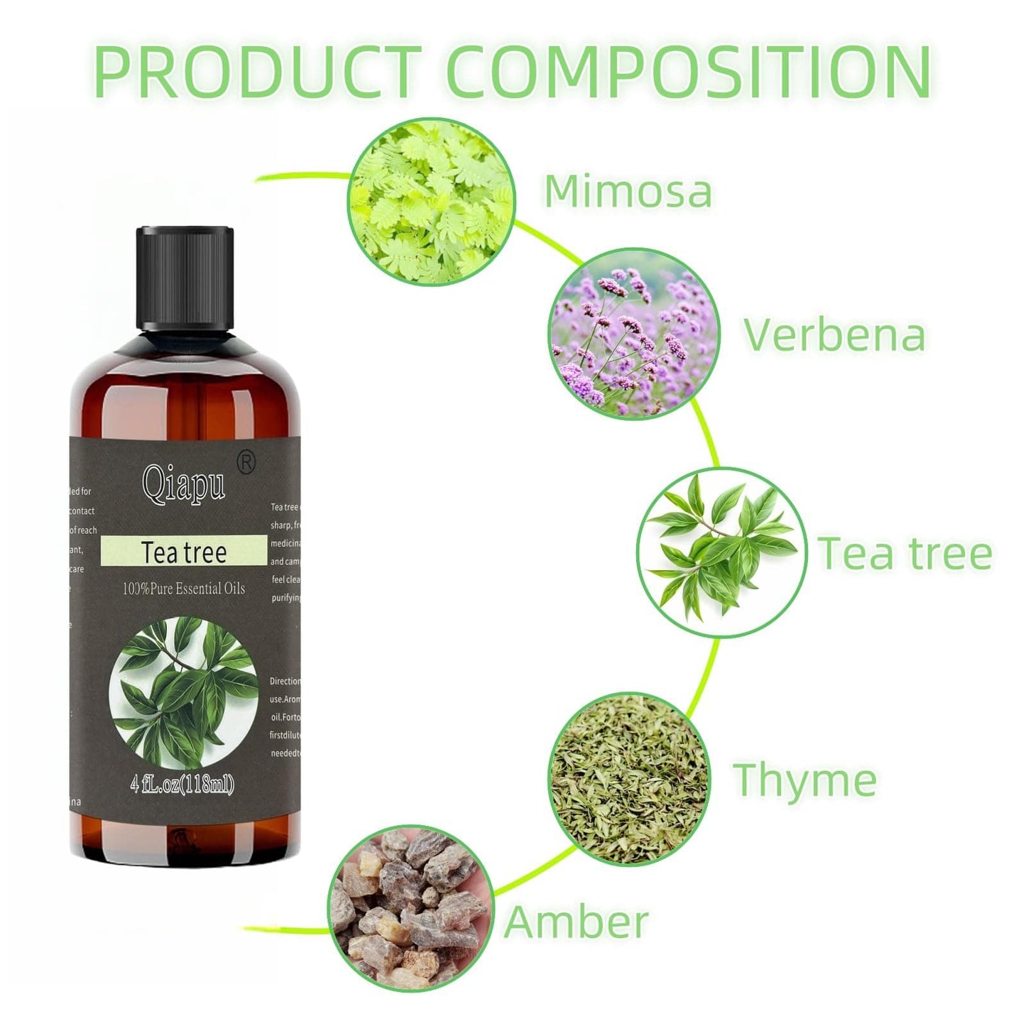 Pure Natural Aromatherapy Essential Oil with Dropper – For Diffusers